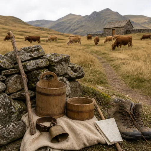 Cantal en été : les vallées de Mandailles et de Jordanne quand les estives sont pleines et les chemins vides